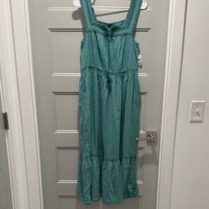 Old Navy Teal Maxi Dress